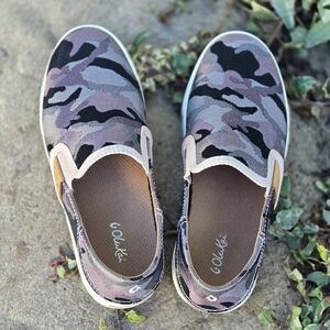 OluKai Camo Slip-Ons